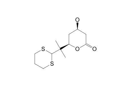 (4R,6R)-6-[2-(1,3-dithian-2-yl)propan-2-yl]-4-hydroxyoxan-2-one