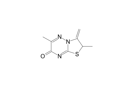 7H-Thiazolo[3,2-b][1,2,4]triazin-7-one, 2,3-dihydro-2,6-dimethyl-3-methylene-