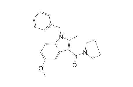 1-benzyl-5-methoxy-2-methyl-3-(1-pyrrolidinylcarbonyl)-1H-indole