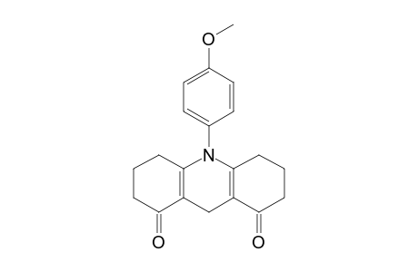 10-(4-METHOXYPHENYL)-3,4,6,7,9,10-HEXAHYDRO-1,8-(2H,5H)-ACRIDINEDIONE