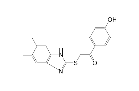 ethanone, 2-[(5,6-dimethyl-1H-benzimidazol-2-yl)thio]-1-(4-hydroxyphenyl)-