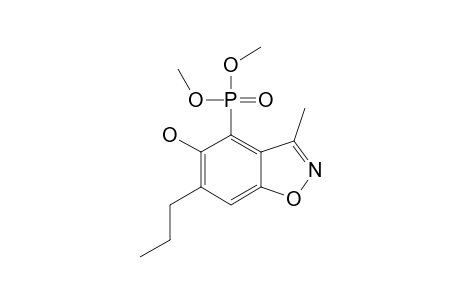 4-DIMETHYLPHOSPHONO-5-HYDROXY-6-PROPYL-1,2-BENZOISOXAZOLE