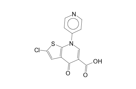 2-Chloro-4-oxo-7-(4-pyridinyl)-4,7-dihydrothieno[2,3-b]pyridine-5-carboxylic acid