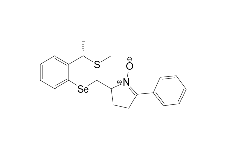 2-[({2-[(1S)-1-(Methylthio)ethyl]phenyl}seleno)methyl]-5-phenyl-3,4-dihydro-2H-pyrrole 1-oxide
