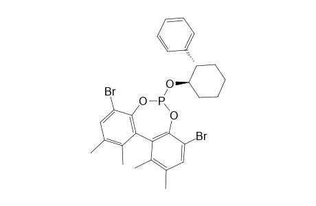 (S)-3,3'-DIBROMO-5,5',6,6'-TETRAMETHYL-1,1'-BIPHENYL-2,2'-DIYL-[(1R,2S)-(+)-2-PHENYL-1-CYCLOHEXYL]-PHOSPHITE