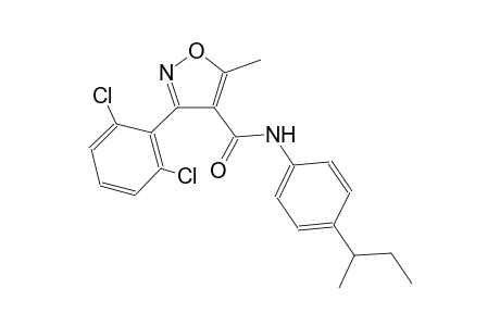 N-(4-sec-butylphenyl)-3-(2,6-dichlorophenyl)-5-methyl-4-isoxazolecarboxamide