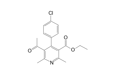Ethyl 5-acetyl-4-(4'-chlorophenyl)-2,6-dimethylpyridine-3-carboxylate