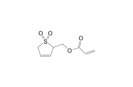 1,1-Dioxide-2,5-dihydrothiophen-2-ylmethyl 2-propenoate