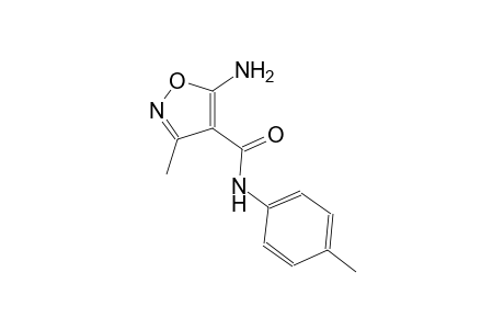 5-Amino-3-methyl-N-(4-methylphenyl)-4-isoxazolecarboxamide