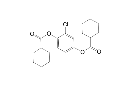 3-Chloro-4-[(cyclohexylcarbonyl)oxy]phenyl cyclohexanecarboxylate