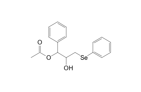 2-Hydroxy-1-phenyl-3-(phenylseleno)propyl acetate