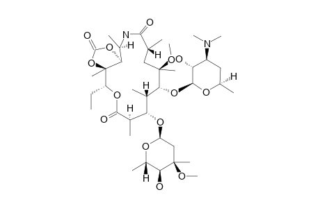 6-O-METHYL-9A-AZA-9A-HOMOERYTHROMYCIN_A_11,12-CYCLIC-CARBONATE