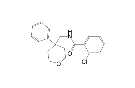 2-chloro-N-[(4-phenyltetrahydro-2H-pyran-4-yl)methyl]benzamide