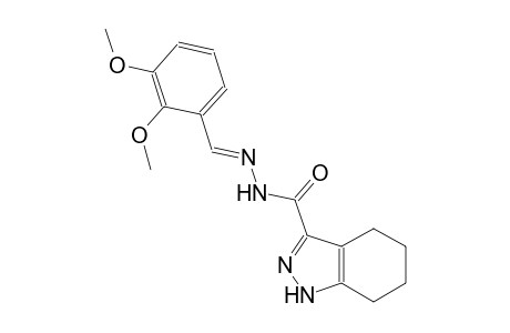 1H-indazole-3-carboxylic acid, 4,5,6,7-tetrahydro-, 2-[(E)-(2,3-dimethoxyphenyl)methylidene]hydrazide