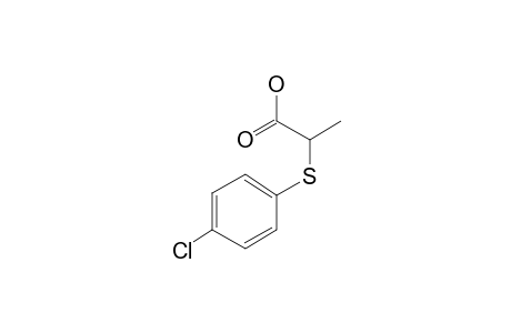 2-[(4-Chlorophenyl)sulfanyl]propanoic acid