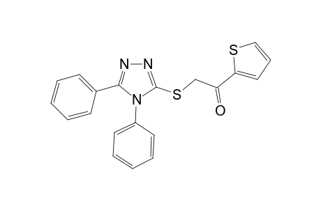 2-[(4,5-Diphenyl-4H-1,2,4-triazol-3-yl)sulfanyl]-1-(2-thienyl)ethanone