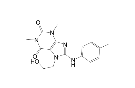 1H-purine-2,6-dione, 3,7-dihydro-7-(2-hydroxyethyl)-1,3-dimethyl-8-[(4-methylphenyl)amino]-