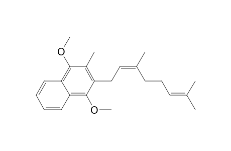 2-[(2Z)-3,7-dimethylocta-2,6-dienyl]-1,4-dimethoxy-3-methyl-naphthalene