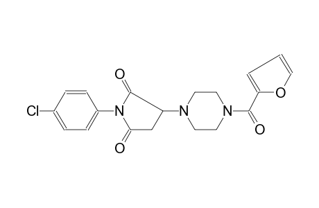 1-(4-chlorophenyl)-3-[4-(2-furoyl)-1-piperazinyl]-2,5-pyrrolidinedione