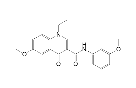 3-quinolinecarboxamide, 1-ethyl-1,4-dihydro-6-methoxy-N-(3-methoxyphenyl)-4-oxo-