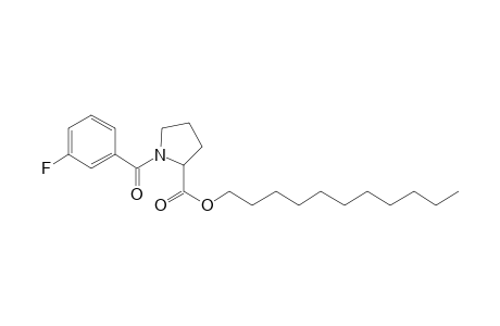 L-Proline, N-(3-fluorobenzoyl)-, undecyl ester