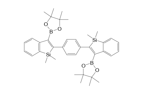 2-[2-[4-[1,1-dimethyl-3-(4,4,5,5-tetramethyl-1,3,2-dioxaborolan-2-yl)-1-benzosilol-2-yl]phenyl]-1,1-dimethyl-1-benzosilol-3-yl]-4,4,5,5-tetramethyl-1,3,2-dioxaborolane