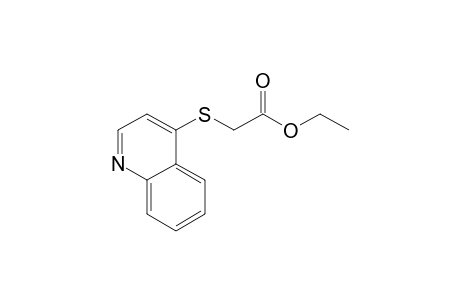 4-[(Ethoxycarbonyl)methylthio]quinoline