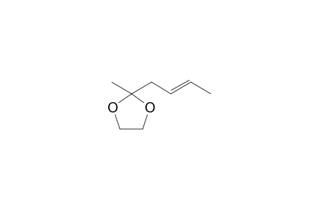 (E)-2-(but-2-enyl)-2-methyl-1,3-dioxolane