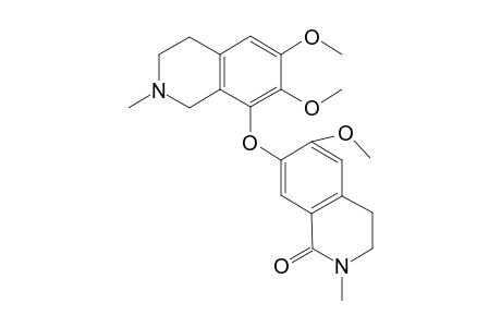 3',4'-Dihydro-6'-methoxy-7'-[(1,2,3,4-tetrahydro-6,7-dimethoxy-2-methyl(isoquinolin-8"-yl)oxy]-2'-methyl-1'(2H)-isoquinolinone