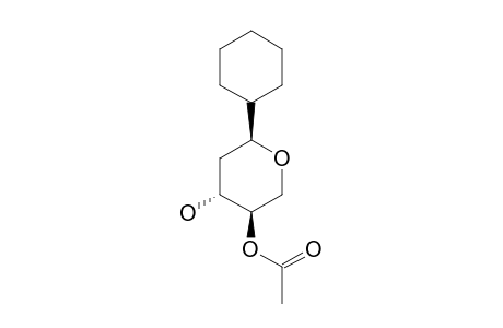 (2S*,4R*,5R*)-5-Acetoxy-2-cyclohexyltetrahydropyran-4-ol