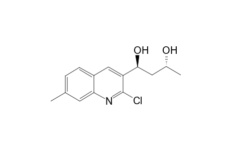 (anti)-3-(1',3'-dihydroxy)butyl-2-chloro-7-methylquinoline