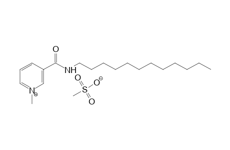 3-(dodecylcarbamoyl)-1-methylpyridinium methanesulfonate