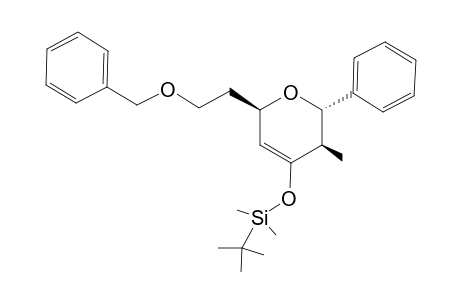 (2S*3R*,6R*)-6-(2'-Benzyloxy)ethyl-4-(tert-butyldimethylsilyloxy)-3-methyl-2-phenyl-2,3-dihydro-6H-pyran