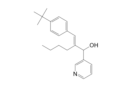 3-Pyridinemethanol, alpha-[1-[[4-(1,1-dimethylethyl)phenyl]methylene]pentyl]-