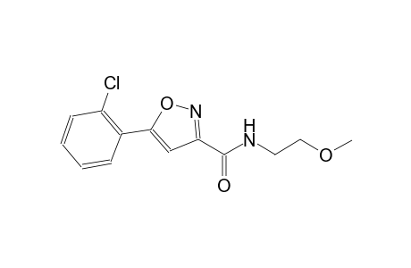 3-isoxazolecarboxamide, 5-(2-chlorophenyl)-N-(2-methoxyethyl)-