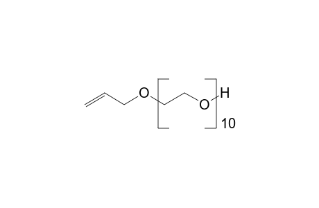 Hydroxy polyethyleneglycol allyl end group
