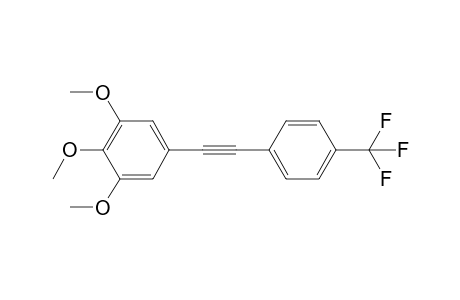 1,2,3-Trimethoxy-5-[2-[4-(trifluoromethyl)phenyl]ethynyl]benzene