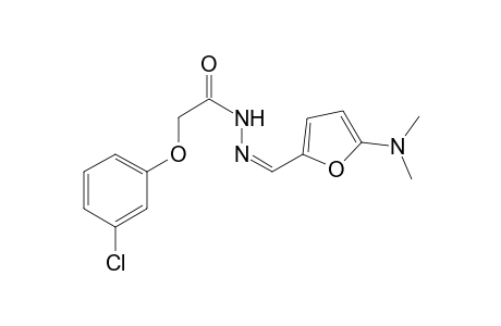 2-(3-Chloranylphenoxy)-N-[(Z)-[5-(dimethylamino)furan-2-yl]methylideneamino]ethanamide