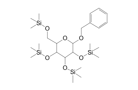 .beta.-D-Glucopyranoside, phenylmethyl 2,3,4,6-tetrakis-o-(trimethylsilyl)-