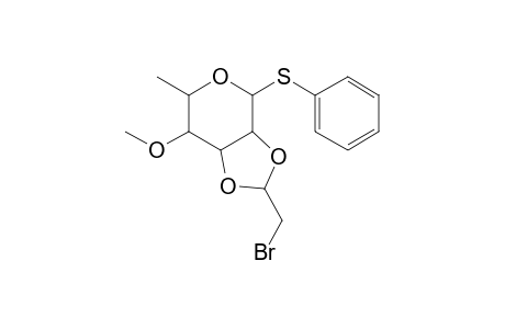 2-Bromomethyl-7-methoxy-6-methyl-4-phenylsulfanyl-tetrahydro-[1,3]dioxolo[4,5-c]pyran