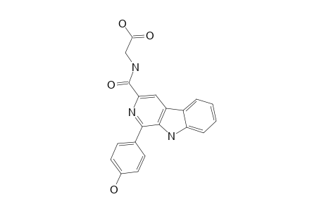 N-[1-(4-HYDROXYPHENYL)-BETA-CARBOLINE-3-CARBONYL]-GLYCINE