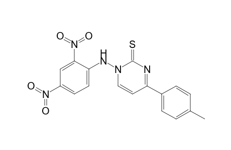 2(1H)-Pyrimidinethione, 1-[(2,4-dinitrophenyl)amino]-4-(4-methylphenyl)-