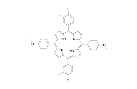 5,15-Bis(4-fluoro-3-methylphenyl)-10,20-bis(4-methoxyphenyl)porphyrin