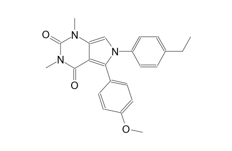 6-(4-ethylphenyl)-5-(4-methoxyphenyl)-1,3-dimethyl-1H-pyrrolo[3,4-d]pyrimidine-2,4(3H,6H)-dione