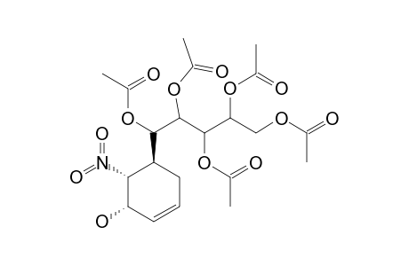 1',2',3',4',5'-PENTA-O-ACETYL-1'-C-[(1S,5S,6R)-5-HYDROXY-6-NITROCYCLOHEX-3-ENYL]-D-GALAKTO-PENTITOL