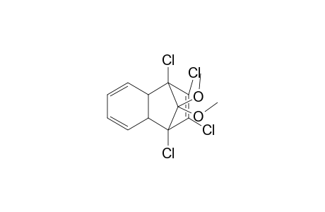 1,8,9,10-Tetrachloro-11,11-dimethoxy-endo-tricyclo[6.2,1,0(2,7)]undeca-3,5,9-triene
