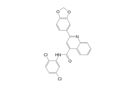 2-(1,3-benzodioxol-5-yl)-N-(2,5-dichlorophenyl)-4-quinolinecarboxamide