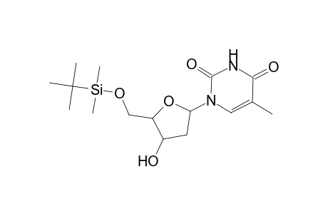 1-[5-[[tert-butyl(dimethyl)silyl]oxymethyl]-4-hydroxy-2-oxolanyl]-5-methylpyrimidine-2,4-dione
