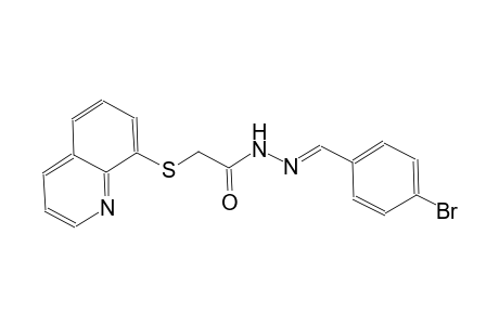 acetic acid, (8-quinolinylthio)-, 2-[(E)-(4-bromophenyl)methylidene]hydrazide
