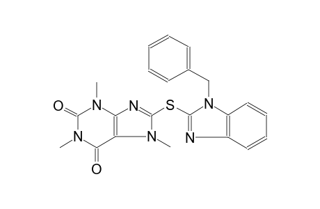 1H-purine-2,6-dione, 3,7-dihydro-1,3,7-trimethyl-8-[[1-(phenylmethyl)-1H-benzimidazol-2-yl]thio]-